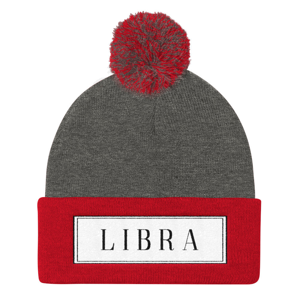 Libra Pom Pom Knit Cap