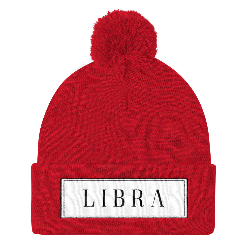 Libra Pom Pom Knit Cap