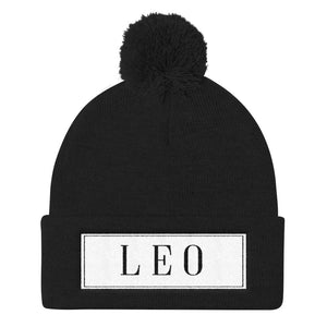 Leo Pom Pom Knit Cap
