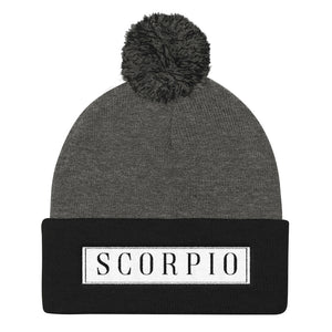 Scorpio Pom Pom Knit Cap