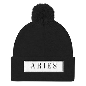Aries Pom Pom Knit Cap