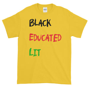 Black Educated Lit T-shirt