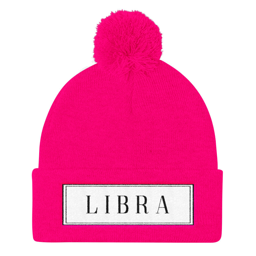 Libra Pom Pom Knit Cap