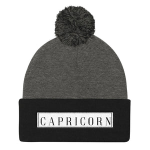 Capricorn Pom Pom Knit Cap
