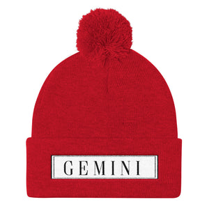 Gemini Pom Pom Knit Cap