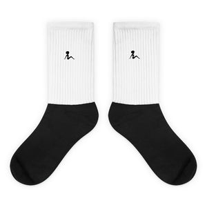 Black foot socks
