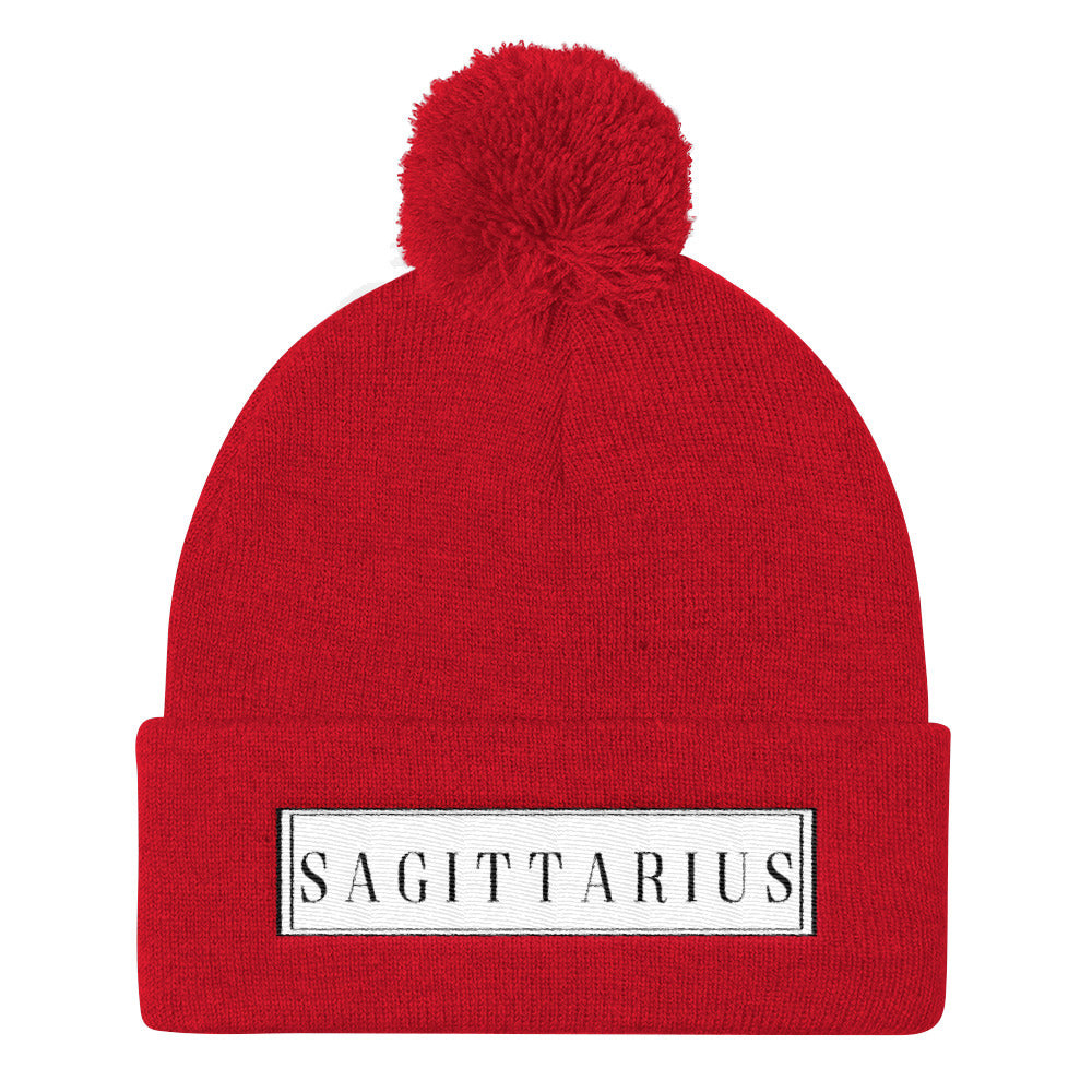 Sagittarius Pom Pom Knit Cap